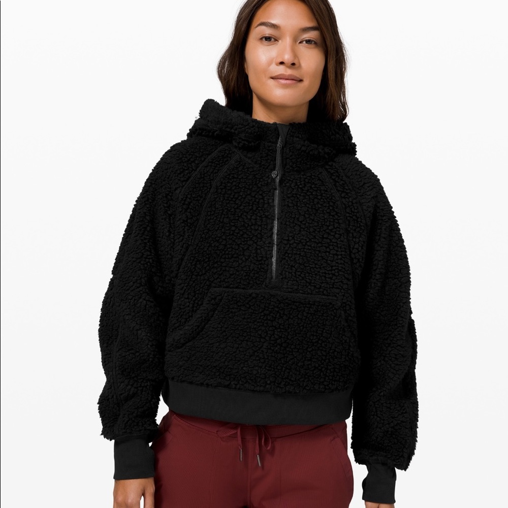 SOLD ON DIFF SITE Lululemon Oversized Scuba Sherpa
